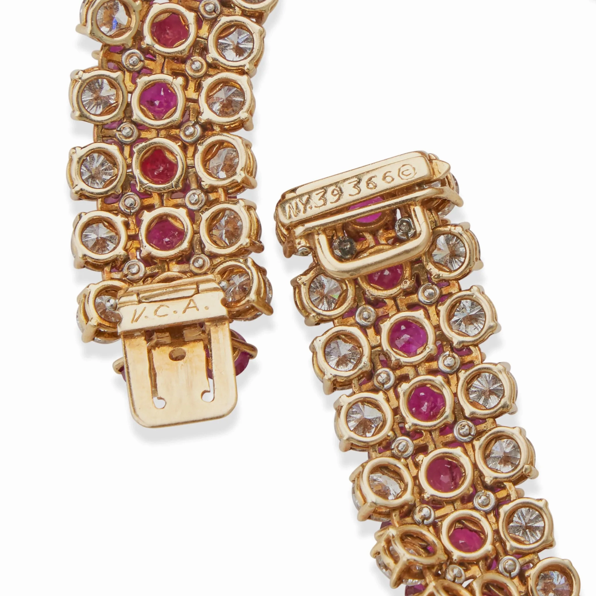 Van Cleef &amp; Arpels No-Heat Burma Ruby Bracelet