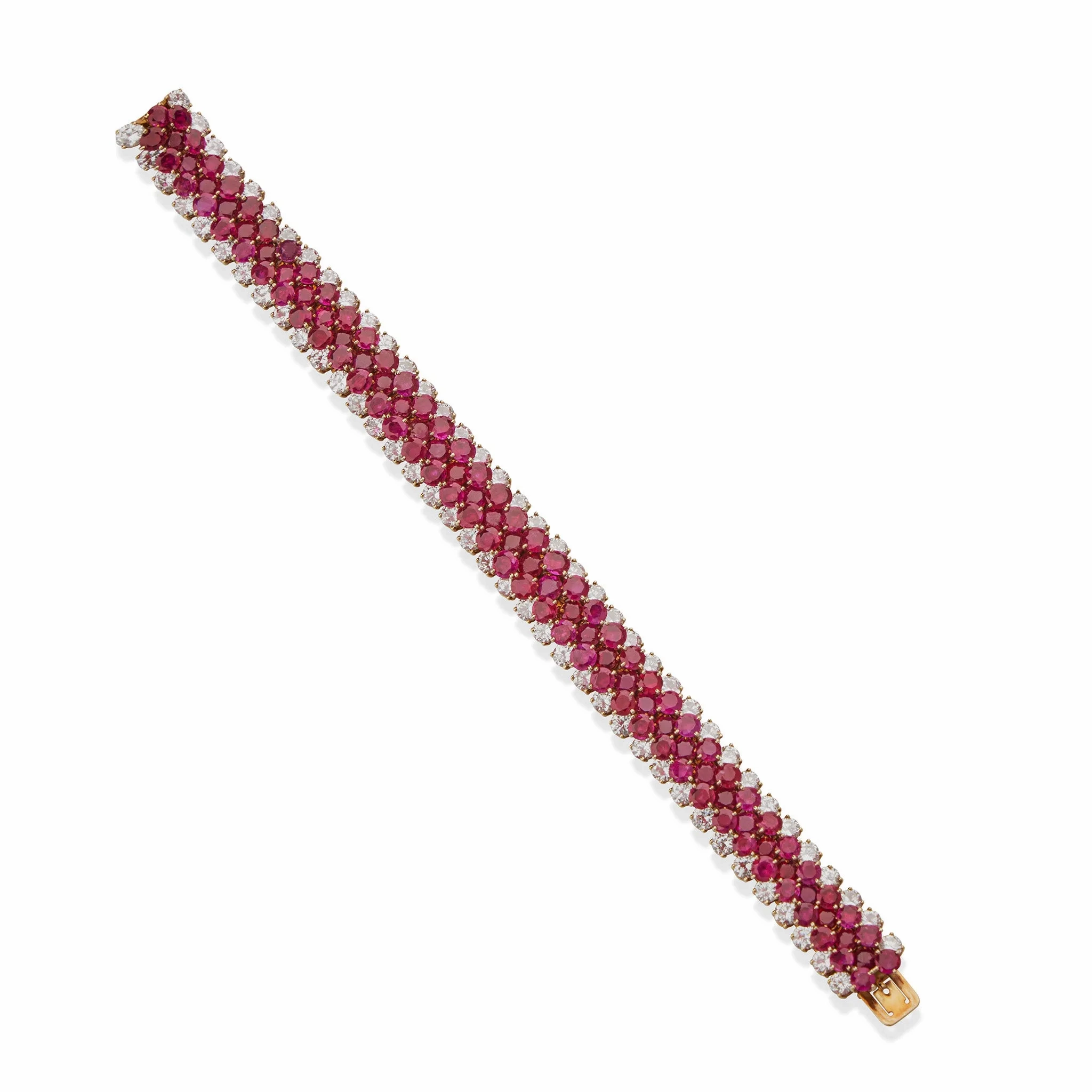 Van Cleef &amp; Arpels No-Heat Burma Ruby Bracelet