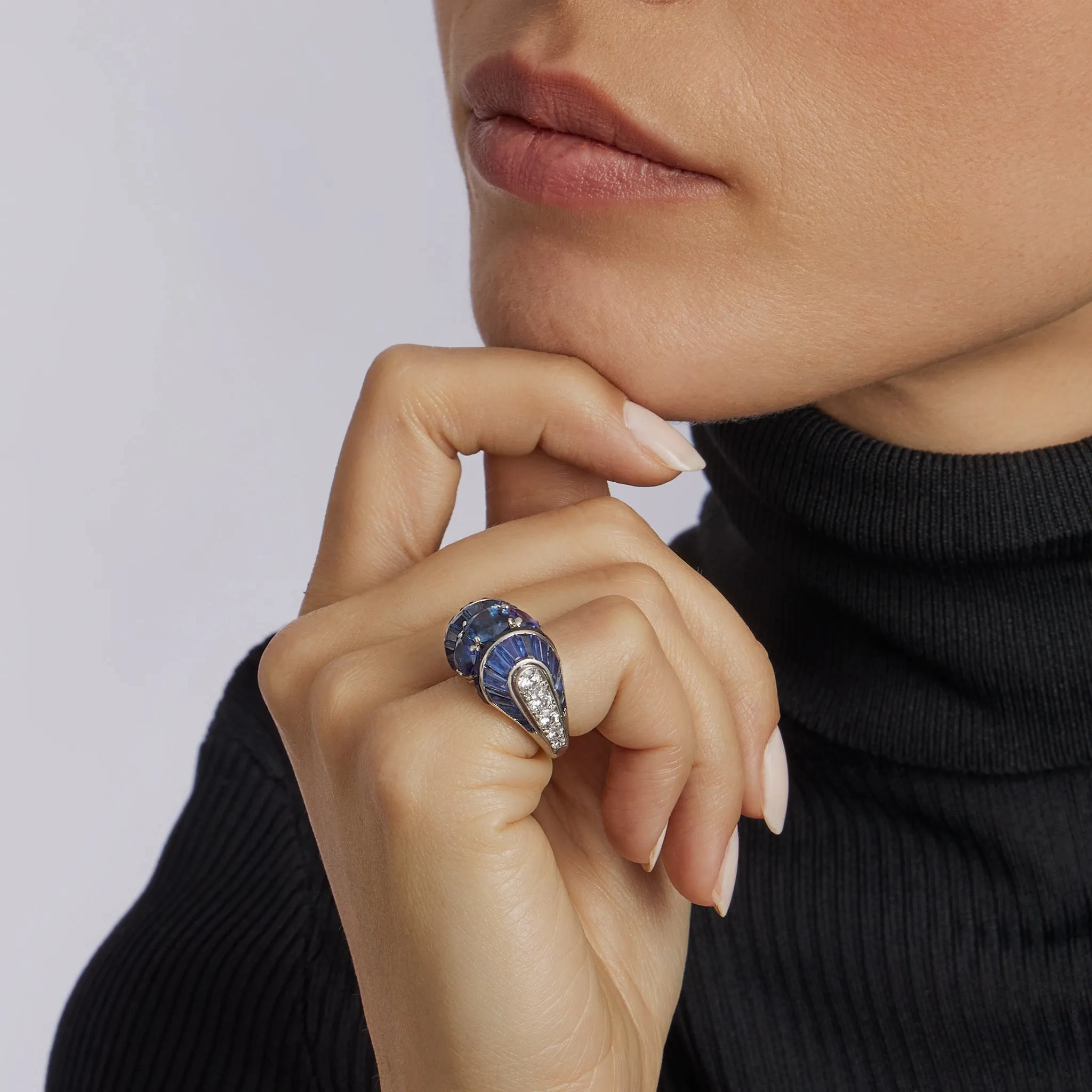 Van Cleef &amp; Arpels Paris No-Heat Burmese Sapphire Ring