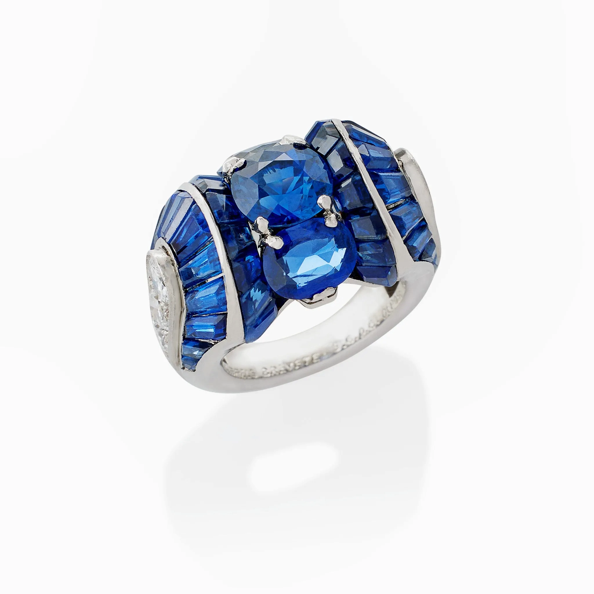 Van Cleef &amp; Arpels Paris No-Heat Burmese Sapphire Ring