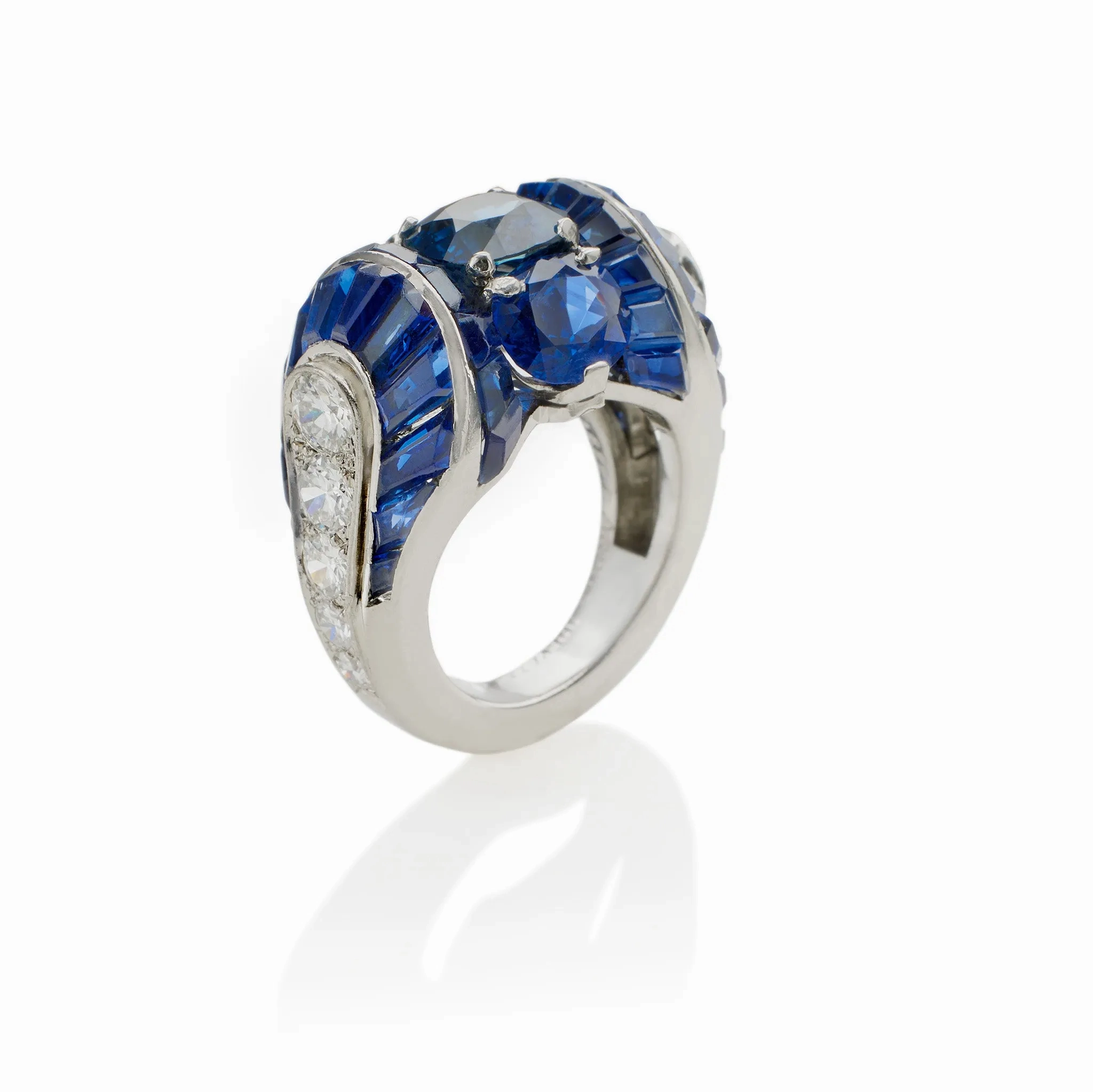 Van Cleef &amp; Arpels Paris No-Heat Burmese Sapphire Ring