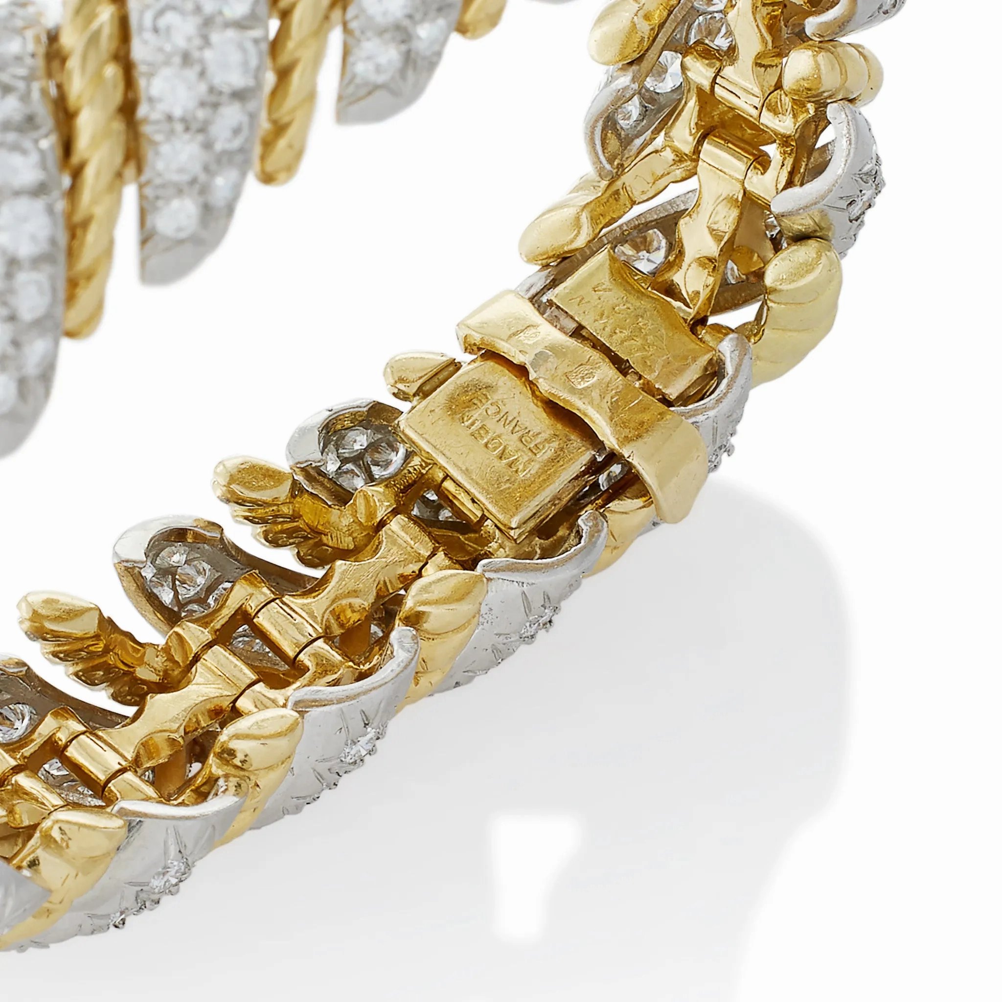 Van Cleef &amp; Arpels Paris Ropetwist Diamond Bracelet, Verger Frres