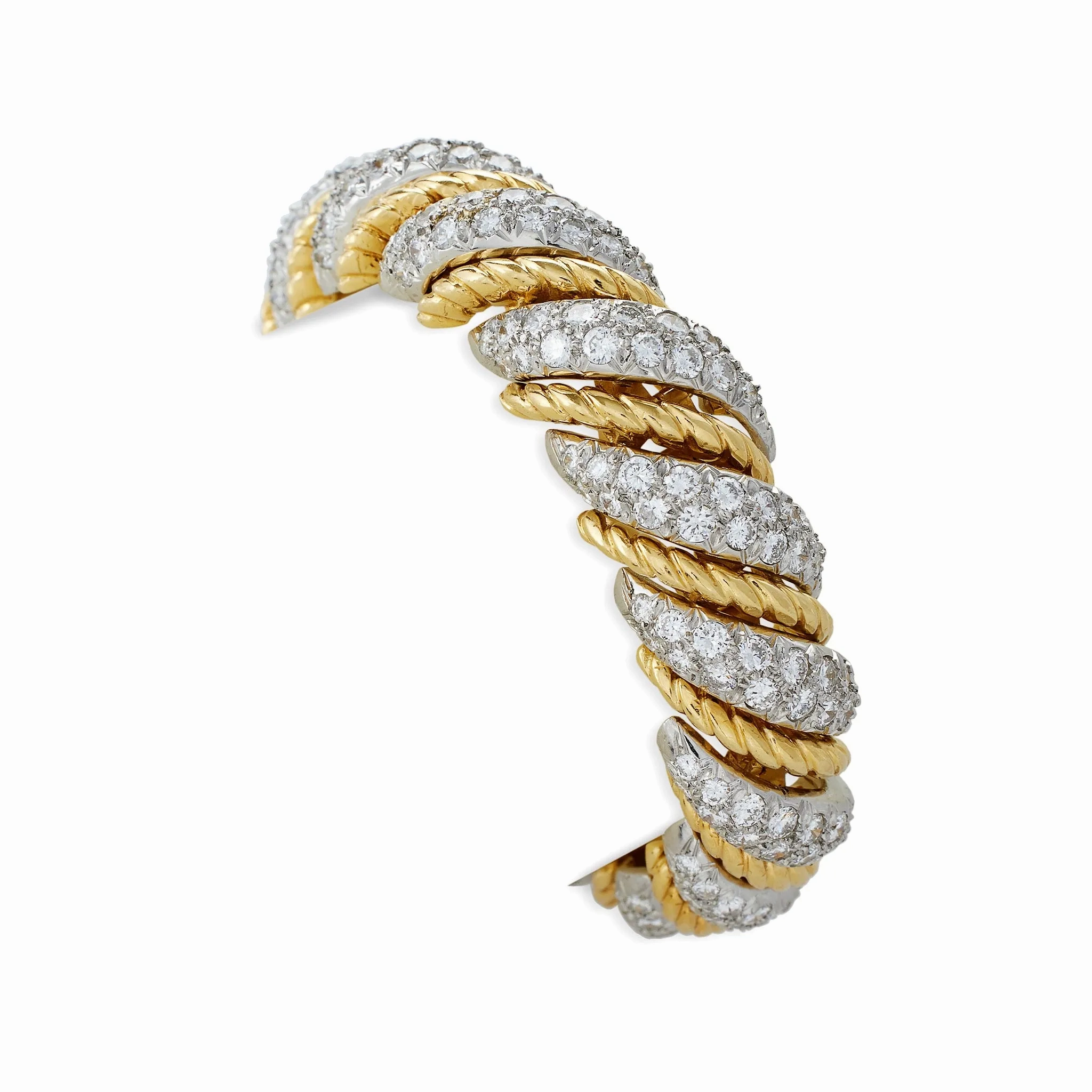 Van Cleef &amp; Arpels Paris Ropetwist Diamond Bracelet, Verger Frres