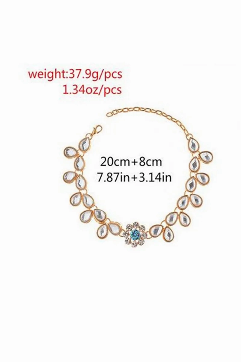Vintage Ethnic Style Beach Sandals Diamond Jewelry Diamond Anklet-860338