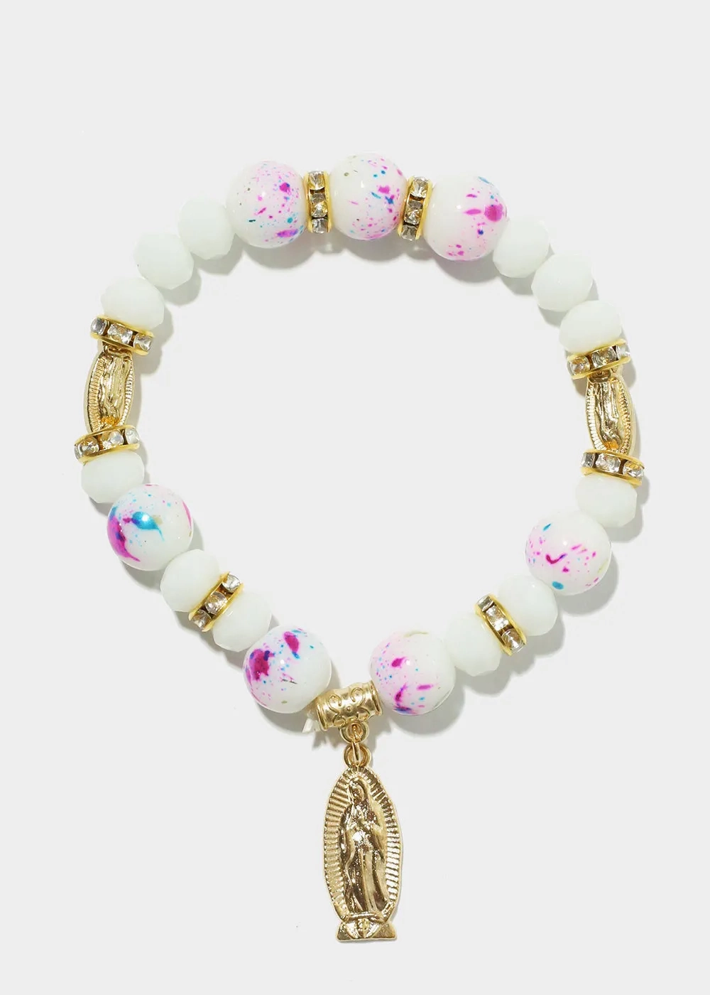 Virgin Mary Bead Bracelet