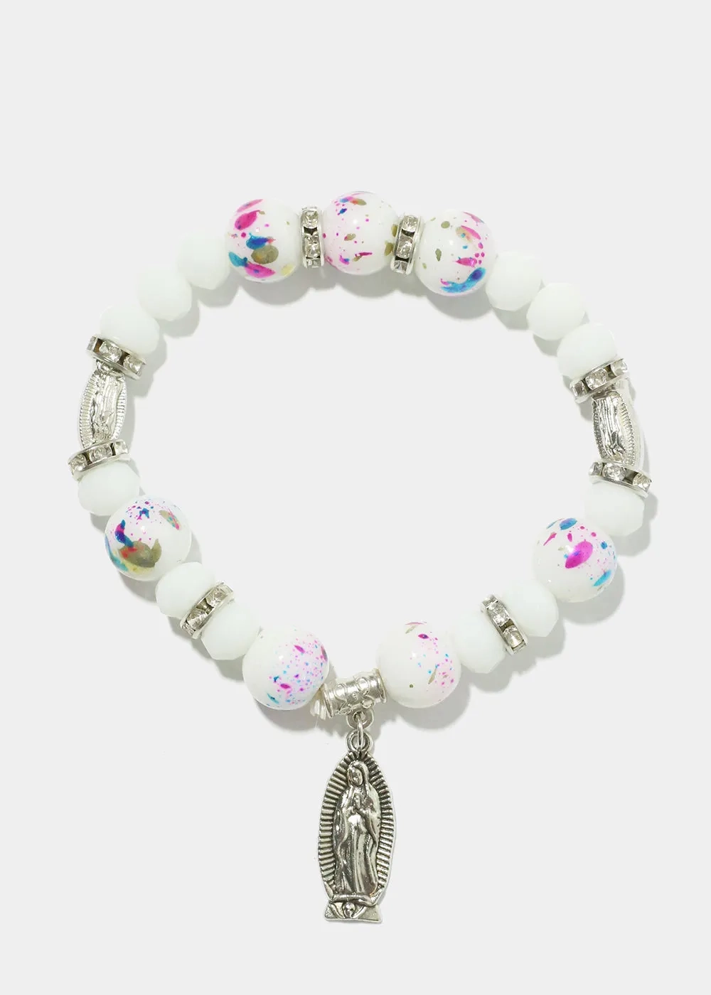 Virgin Mary Bead Bracelet
