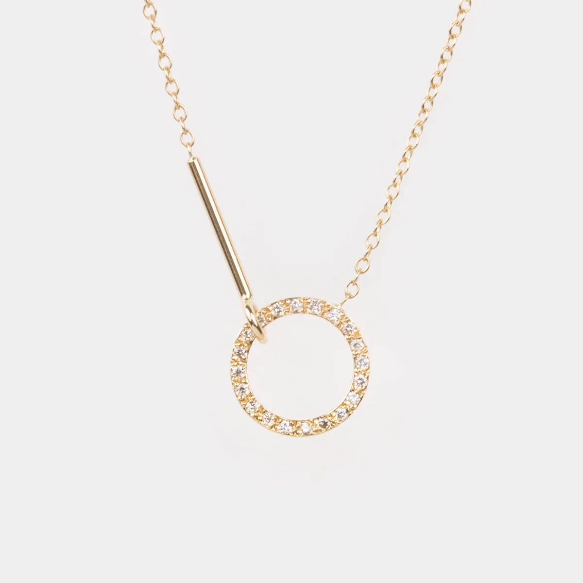Visata Necklace with Diamonds