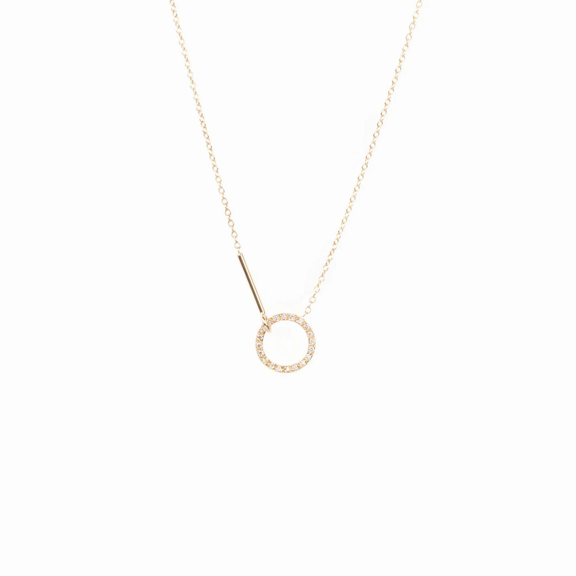 Visata Necklace with Diamonds
