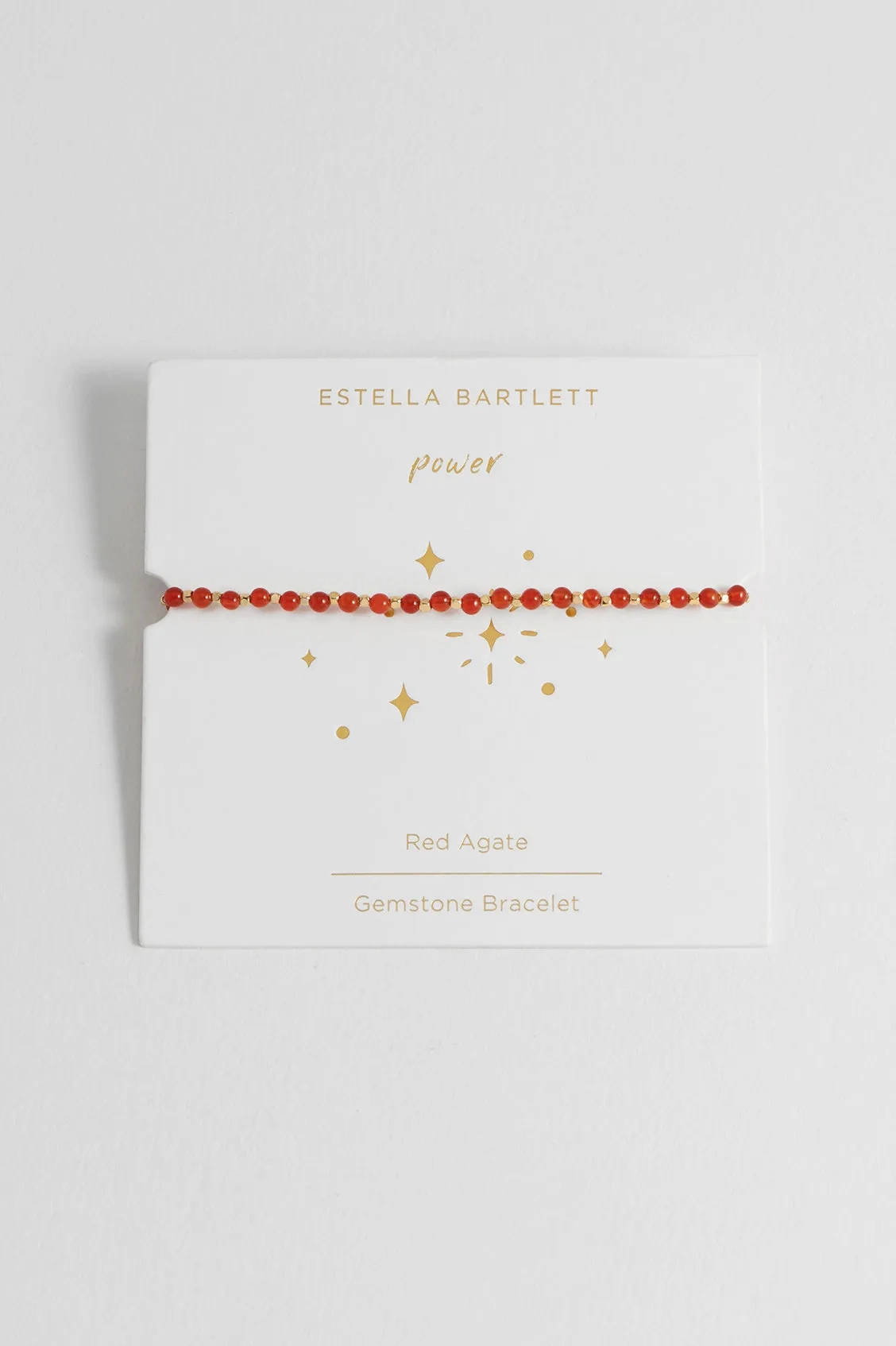 Wellness Red Agate Gemstone Amelia Bracelet