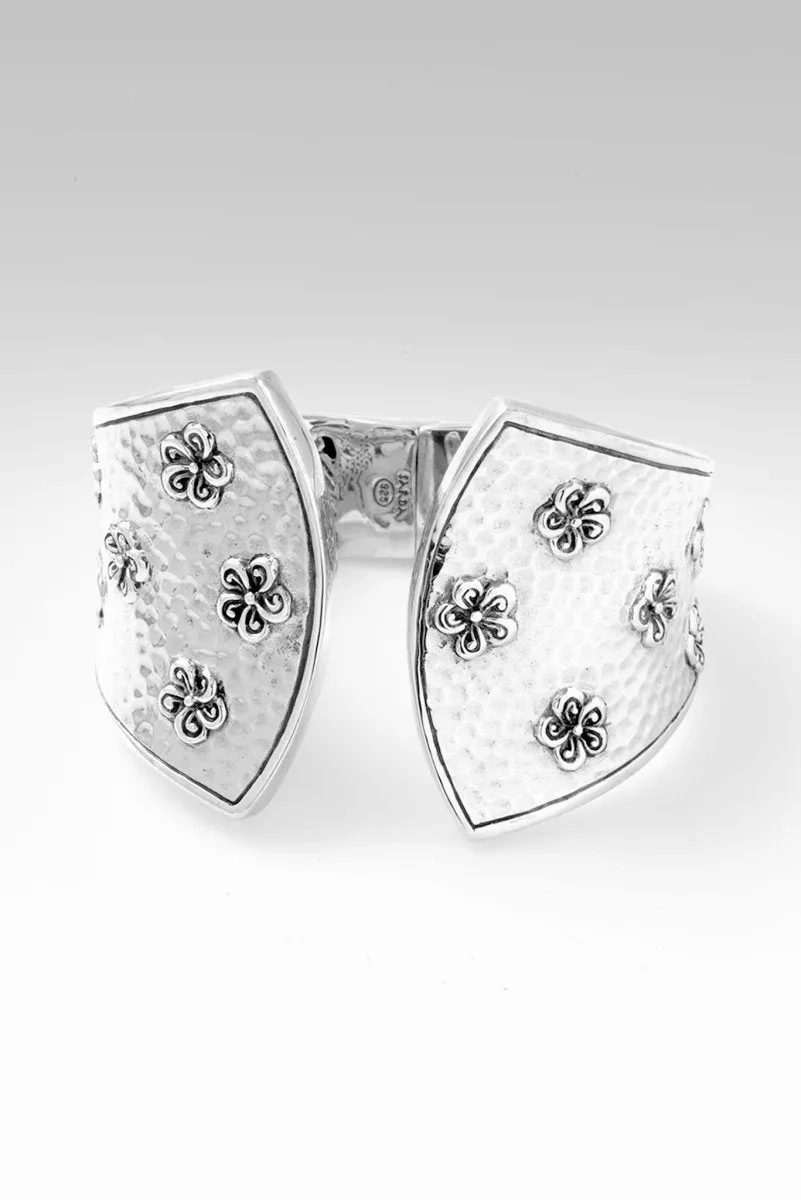 Where Flowers Bloom So Does Hope Tip-to-Tip Bracelet? in Frangipani