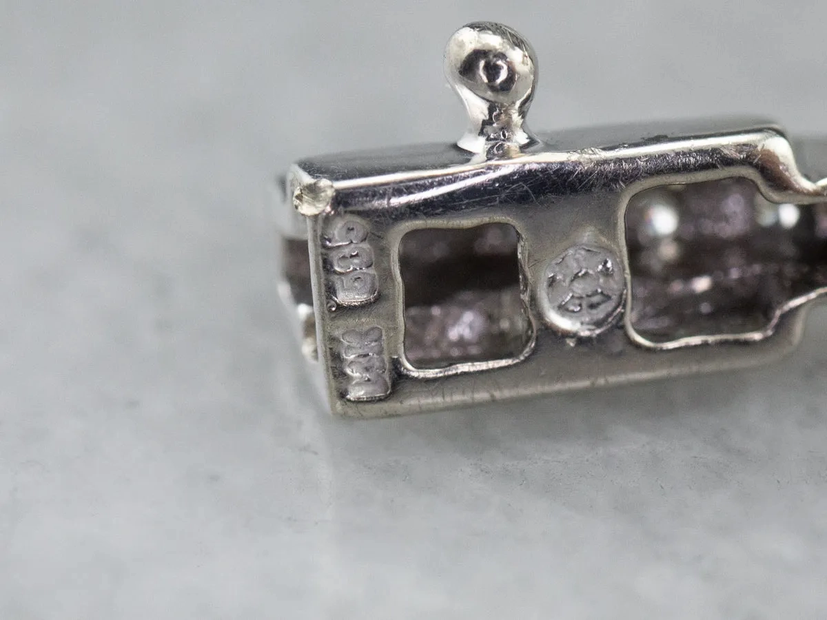 White Gold Diamond Link Bracelet