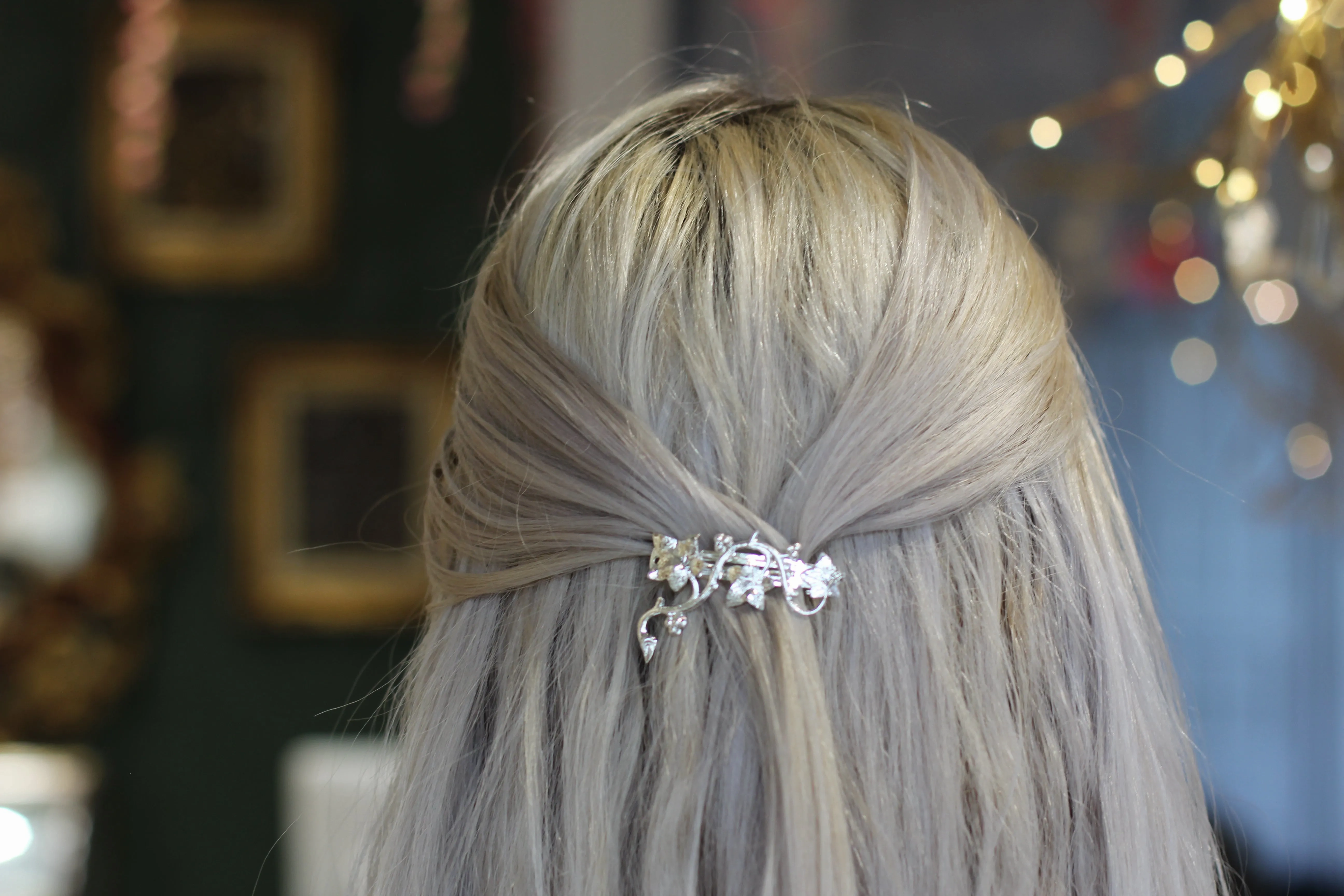 Wild Ivy Leaves Barrette