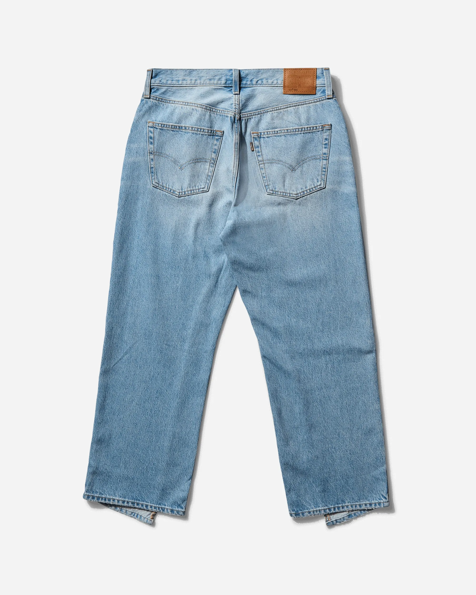Frauen 501 90er Knöchel-Lagenjeans Blau