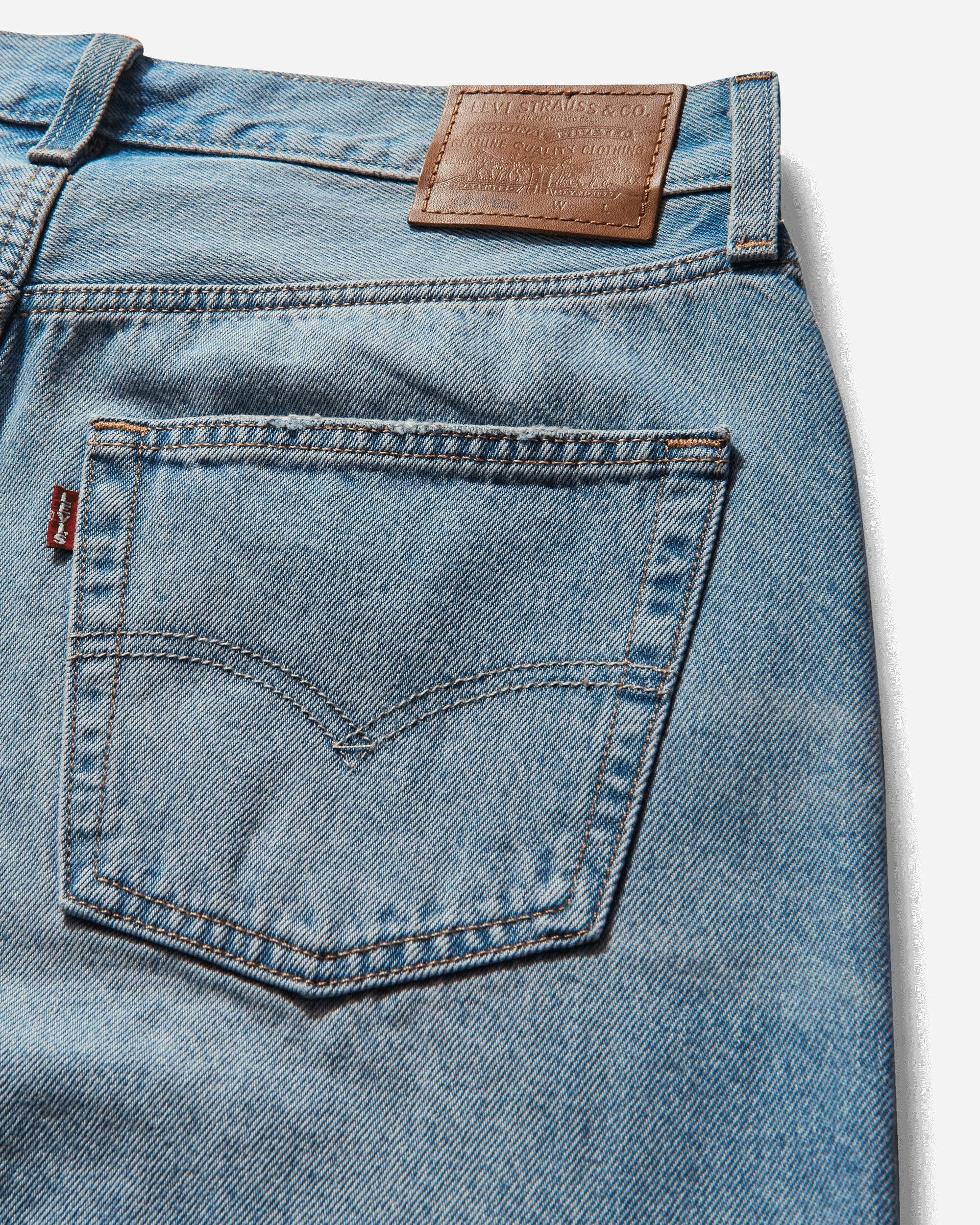 Frauen 501 90er Knöchel-Lagenjeans Blau