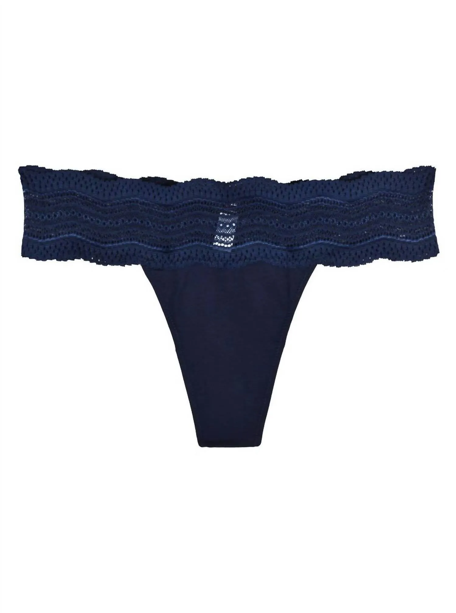 Damen Dolce String-Tanga in Marineblau