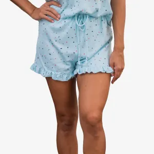 Damen Extra Weiche Lounge Rüschen Shorts