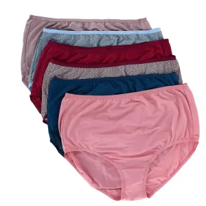 Damen-Mikrofaser-Slipunterwäsche (6er Pack)