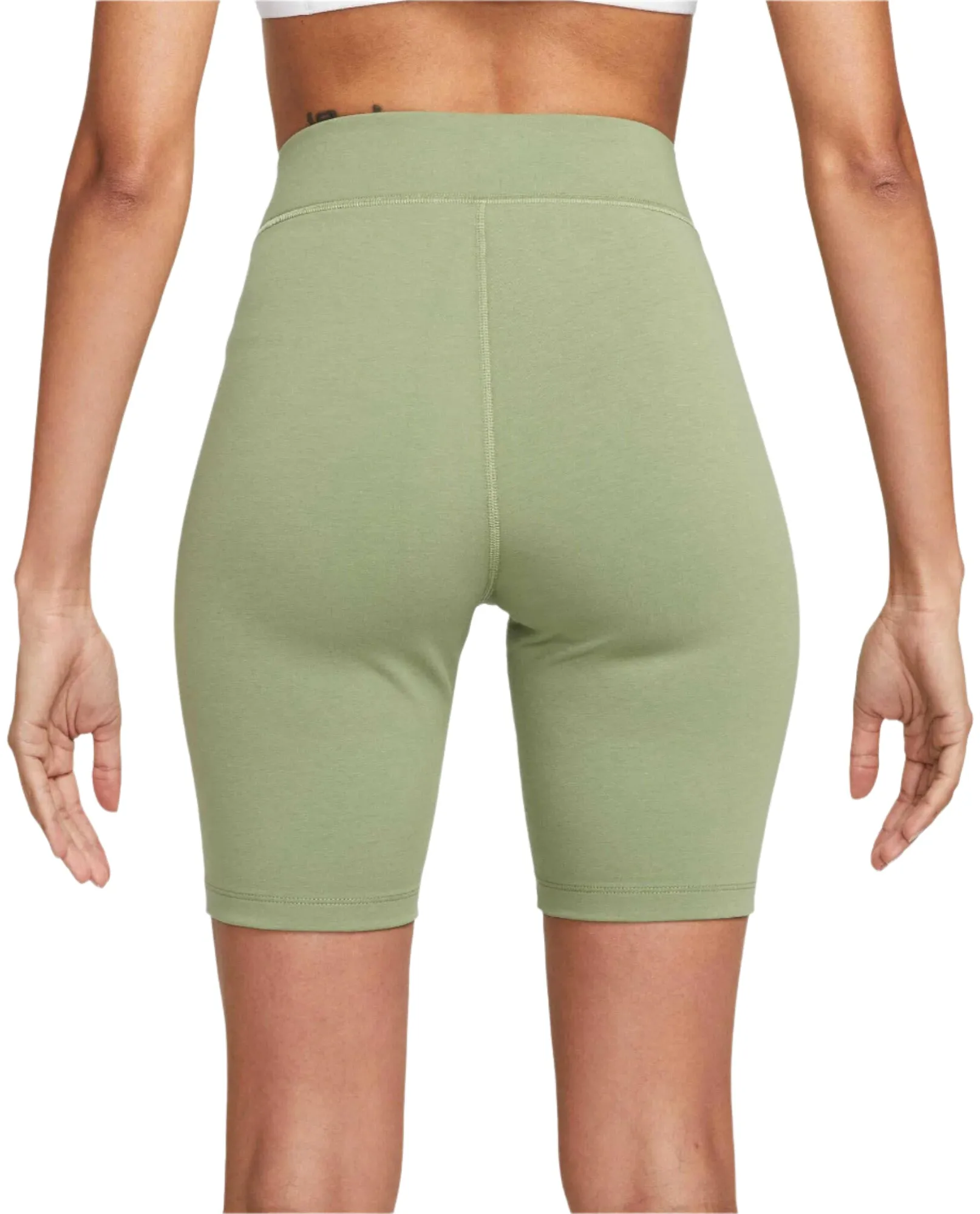 Klassische Damen-Sportbekleidung: Hochtaillierte Biker-Shorts mit 8-Zoll-Länge