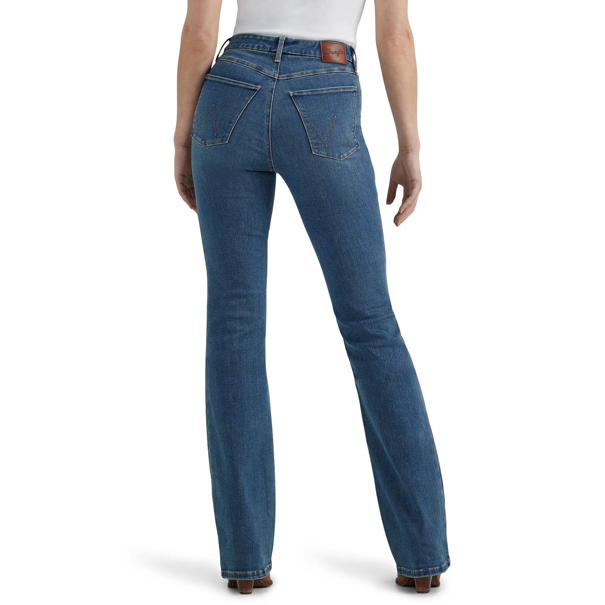 Wrangler Damen Maßgeschneiderte Ada Bootcut Jeans