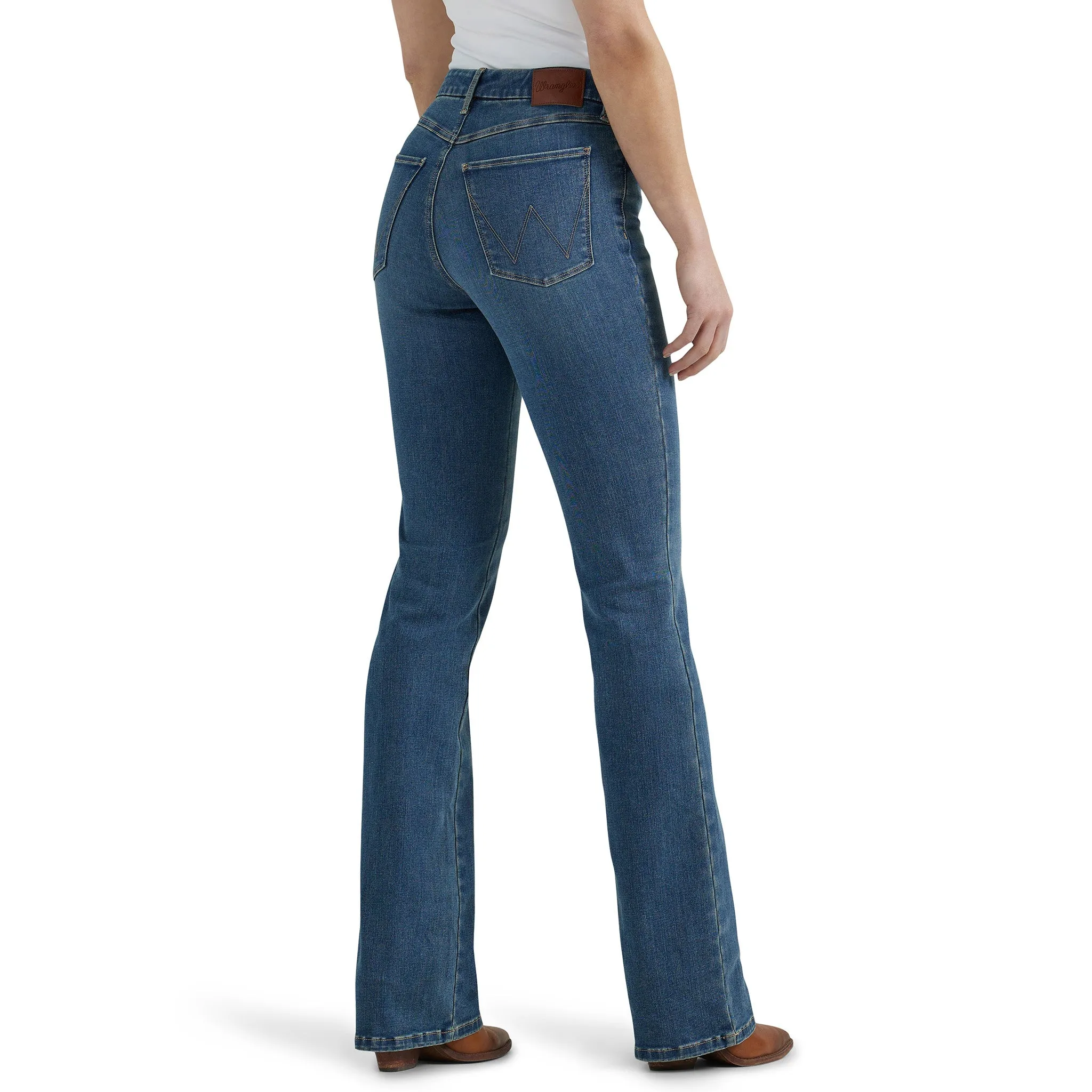 Wrangler Damen Maßgeschneiderte Ada Bootcut Jeans