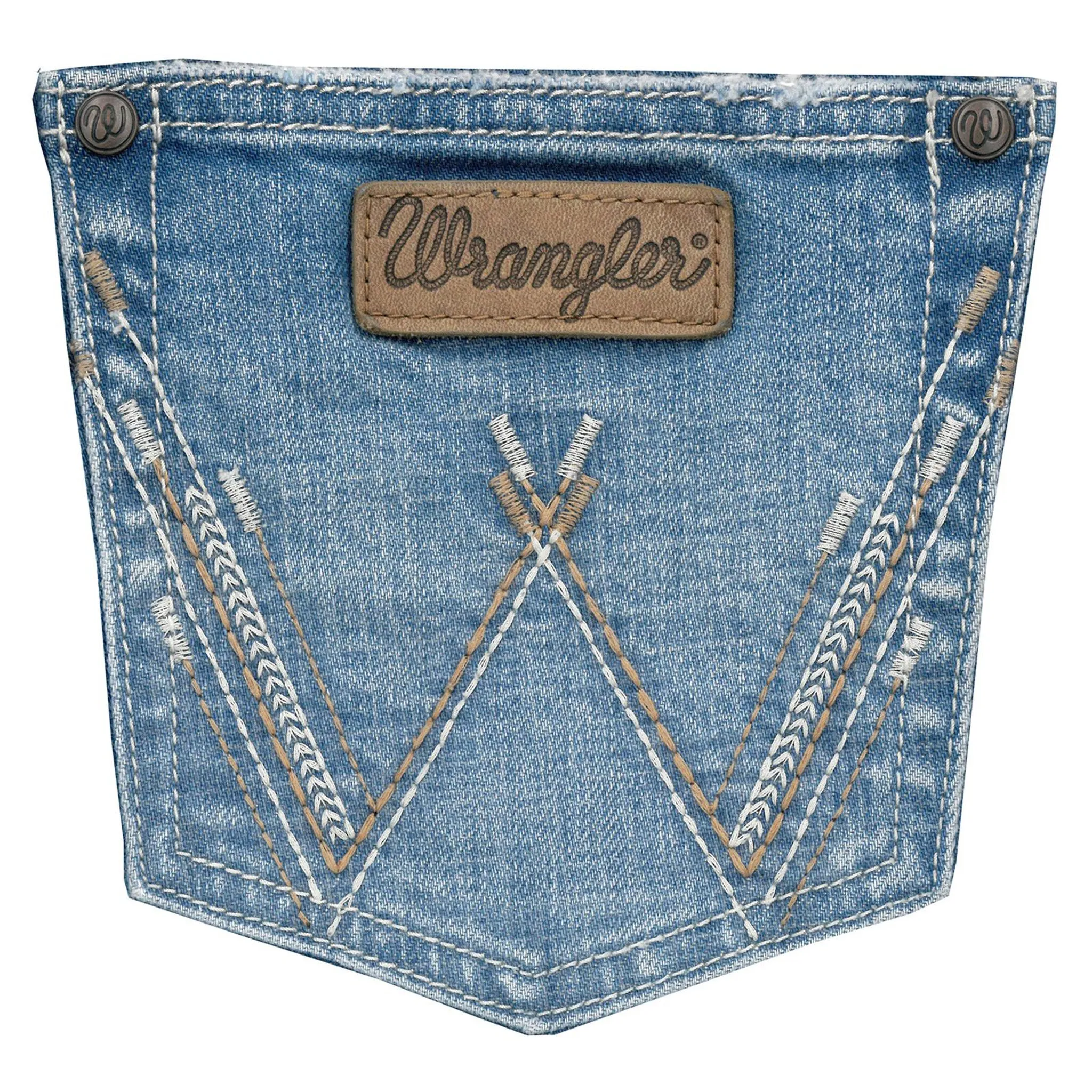 Wrangler Damen Hallie Mid Rise Mae Hosenjeans