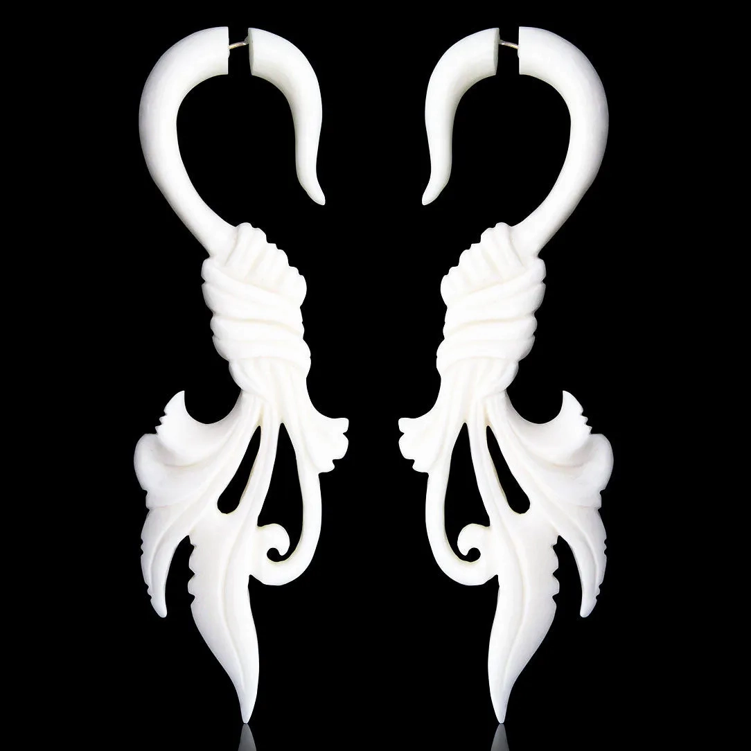 Wrapped Feathers - Bone