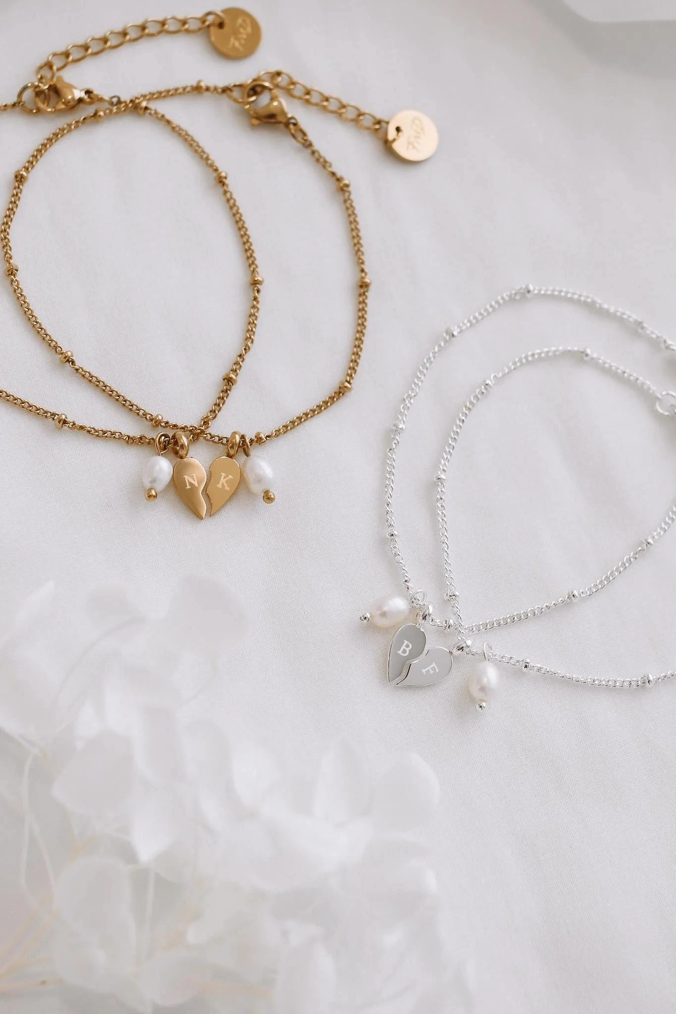 Xiomara - Stainless Steel Engraved Best Friend Bracelets