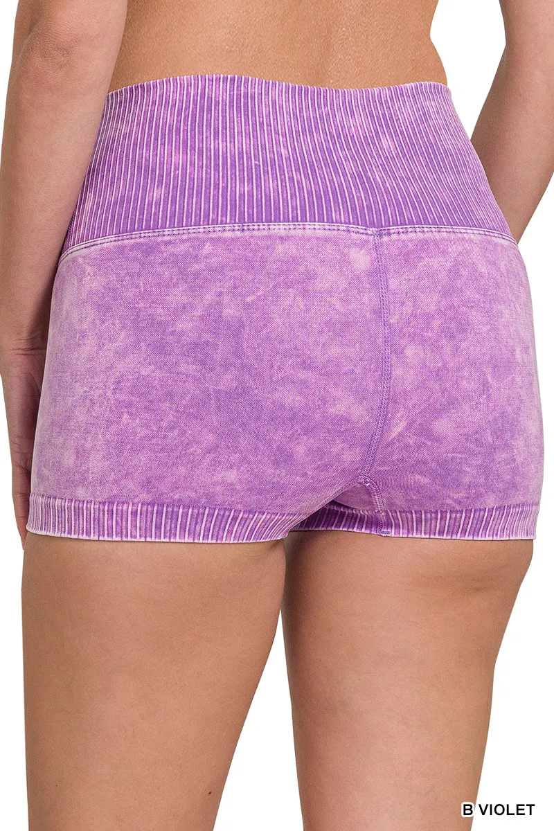 Zenana Nahtlose High-Waisted Shorts NPW-6120