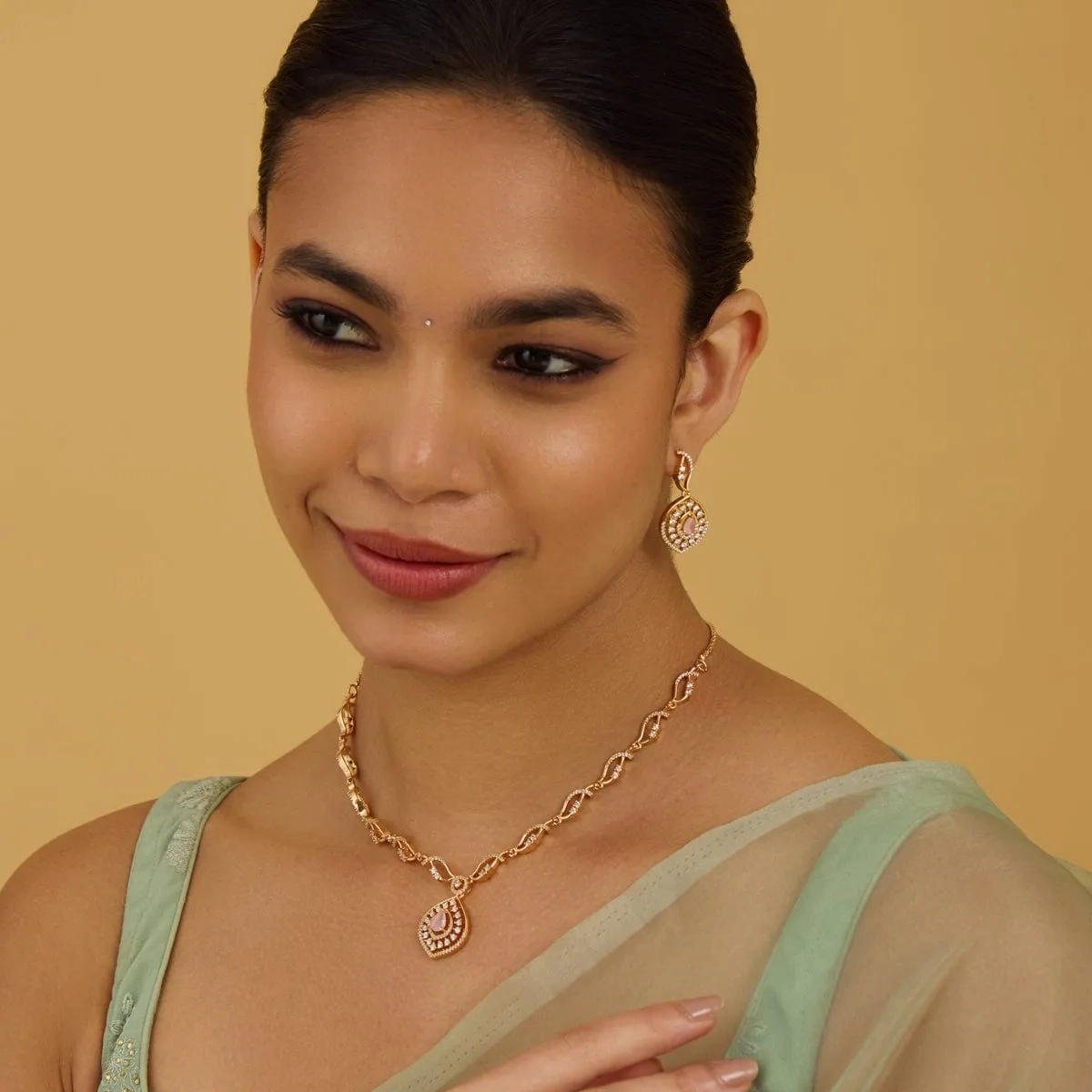 Zircon Necklace 178006