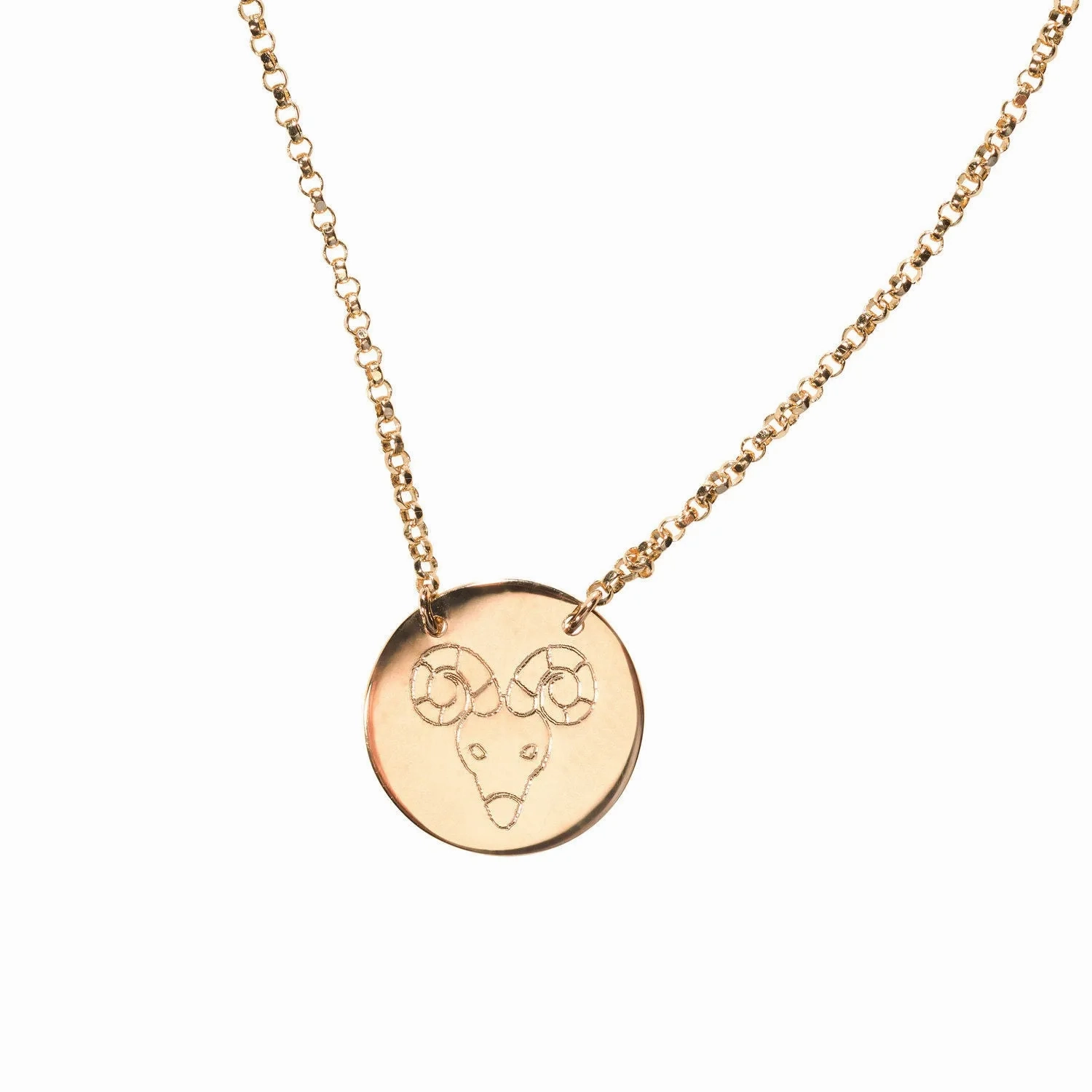 Zodiac Necklace Gold